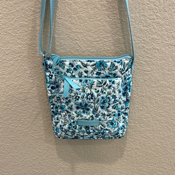 Vera Bradley Blue Floral Crossbody Bag - Picture 3 of 11